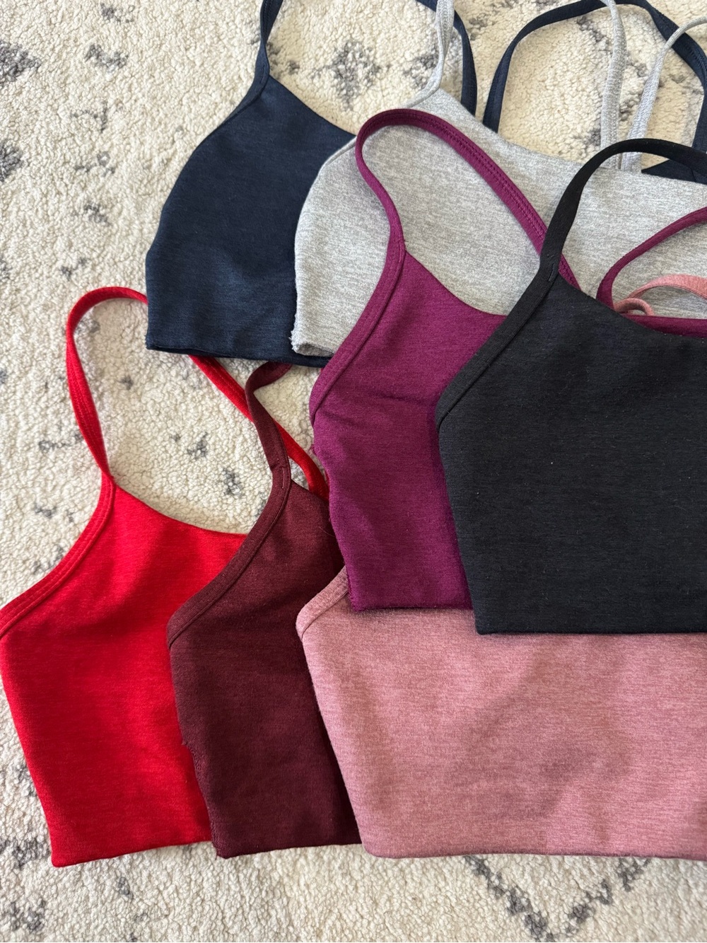 7 Old Navy CloudComfy Sport Bra Y Racer Back Tank Top